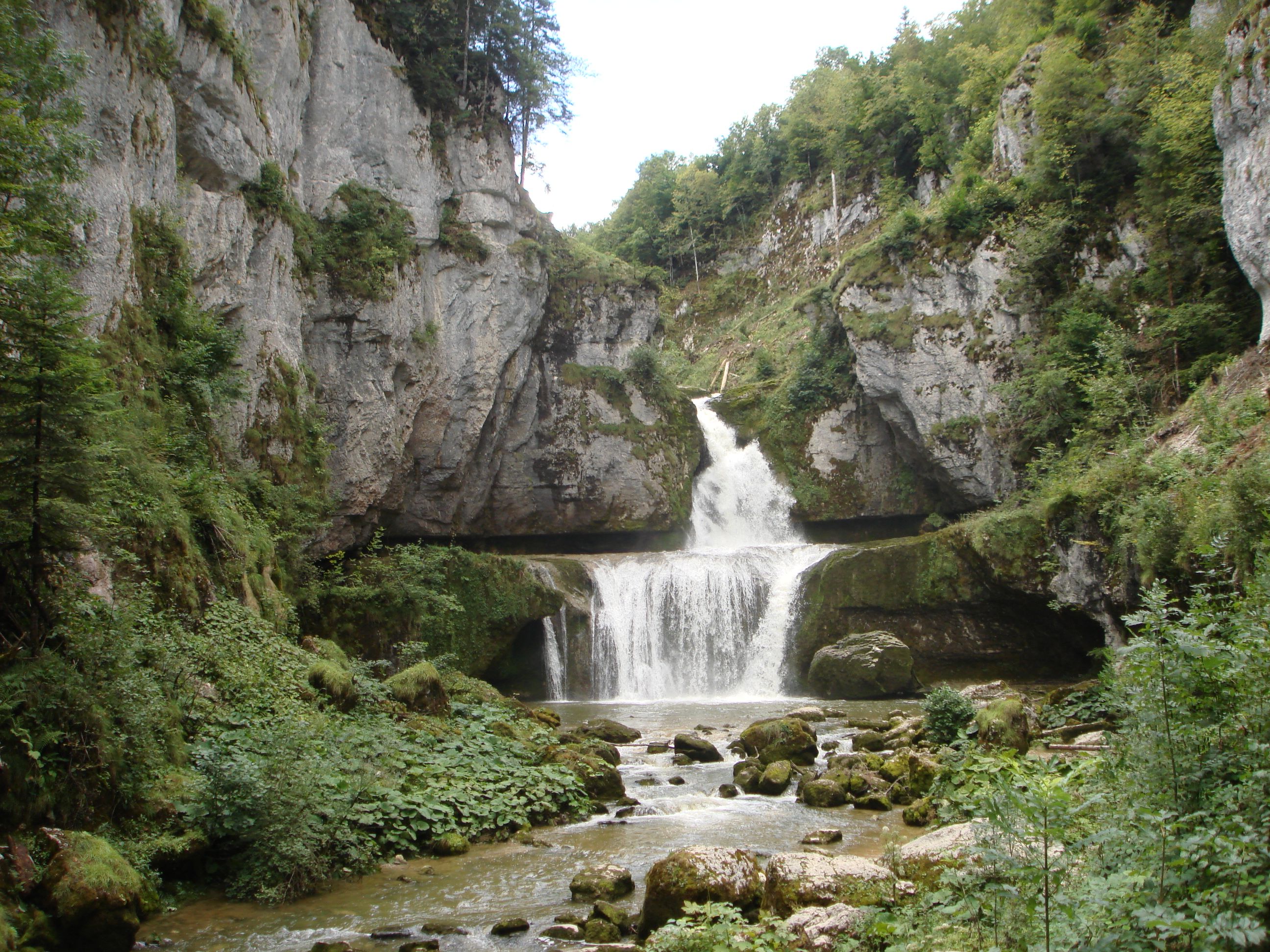 cascades de la billaude jura